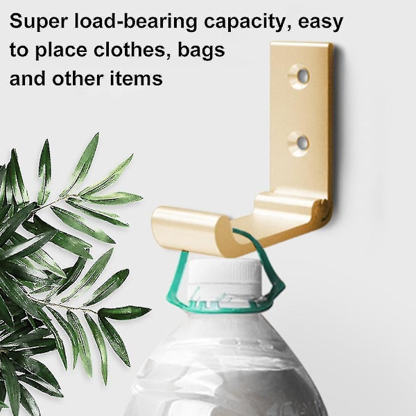 5 stk Foldbare Krogge til Væggen Håndklæde Krogge 90° Foldbar Solid Aluminium Krog
