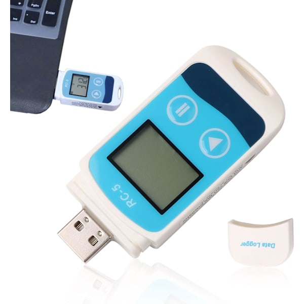 Rungao USB Vanntett Termometer Temperaturmåler Data Logger RC-5 Intern Opptaker Sensorverktøy