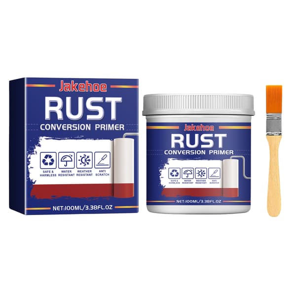 NY 100ml/boks Rusthindrende Grunning for Jernporter, Metallgirbraketter, Rustfjerner og Antikorrosjonsmiddel for Trapperekkverk