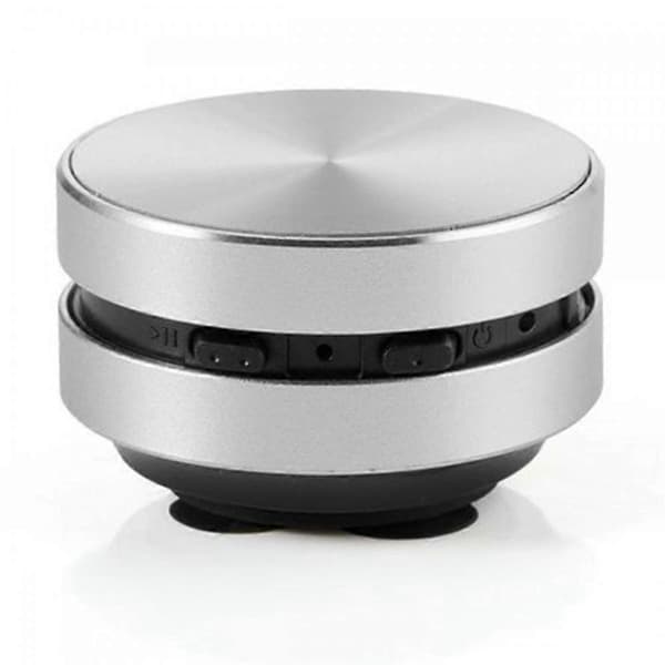 Bärbar kompatibel benledningshögtalare stereoljud Bluetooth-högtalare (silver)