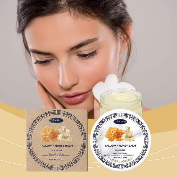NY 57g/boks Grass-Fed Beef Tallow Honey Balm