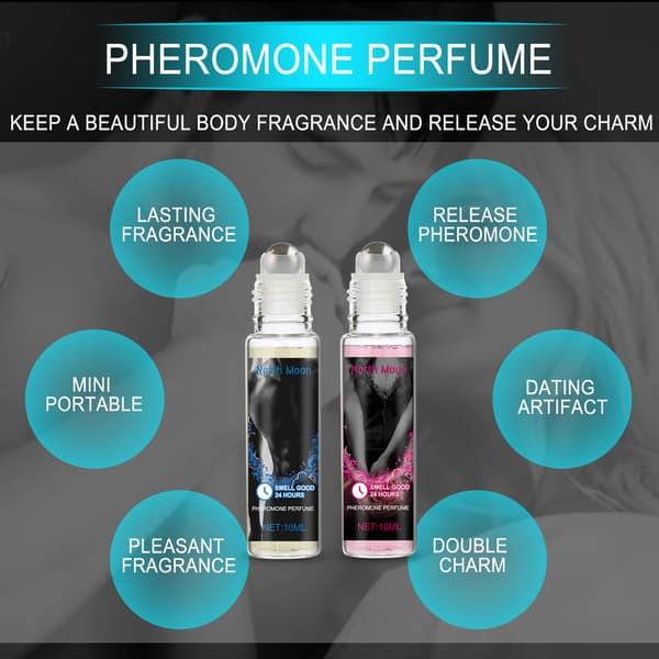 NY 10ml/låda Feromon Roll-on Parfym - Mild, Naturlig, Långvarig, Elegant, Lätt Doft.