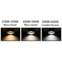 Dags-/nattsensor LED nattlys (skumring) på 1W 15Lm 4000K sokkel