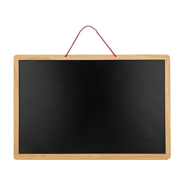 1 stk. dobbeltsidet tavle whiteboard praktisk træskrivetavle
