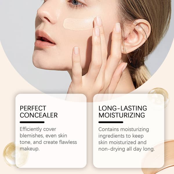 NY 30ml/boks Temperaturforandrende Foundation Naturlig