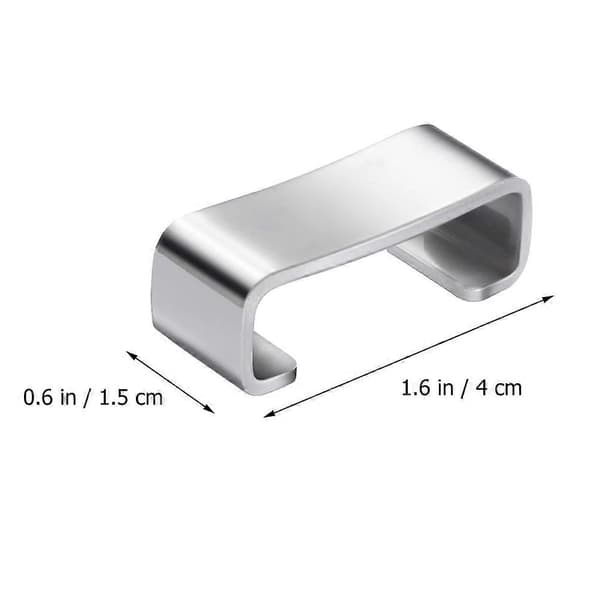 3 stk. spisepindeholder i rustfrit stål metalskeholder spisepindeholder