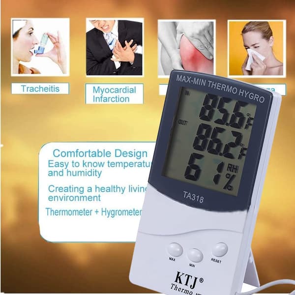 TERMOMETER HYGROMETER DIGITAL TEMPERATURTESTER