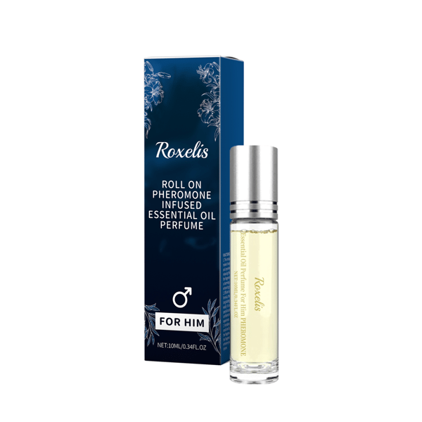 10 ml/låda Herr Roll-on Parfym - Fräsch, Naturlig, Lätt, Långvarig, Bärbar, Elegant Roll-on Design