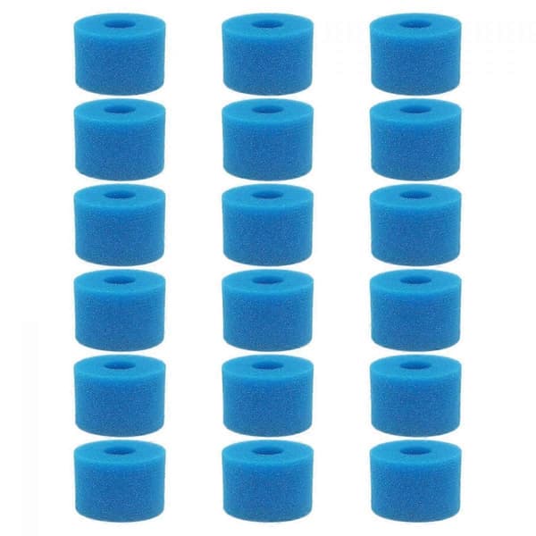 18 stk. til Pure Genanvendeligt Vaskbart Spabad Filter S1