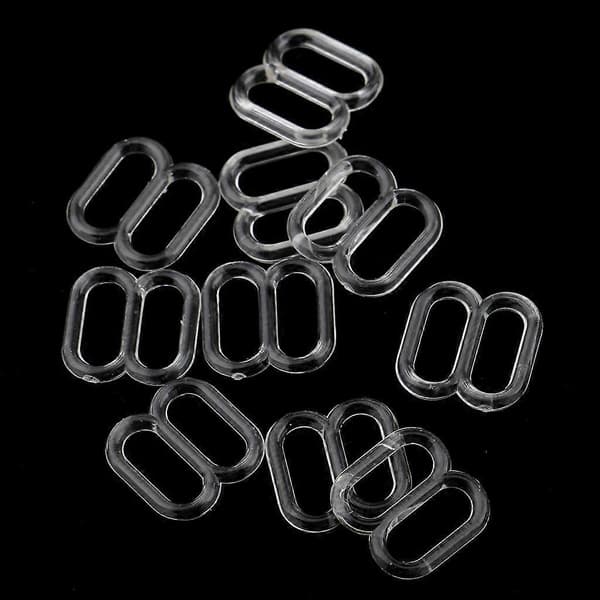 (Ny) 100 stk BH-stroppjustering Justeringsglidelås Spenne Kroker Bikini 8mm