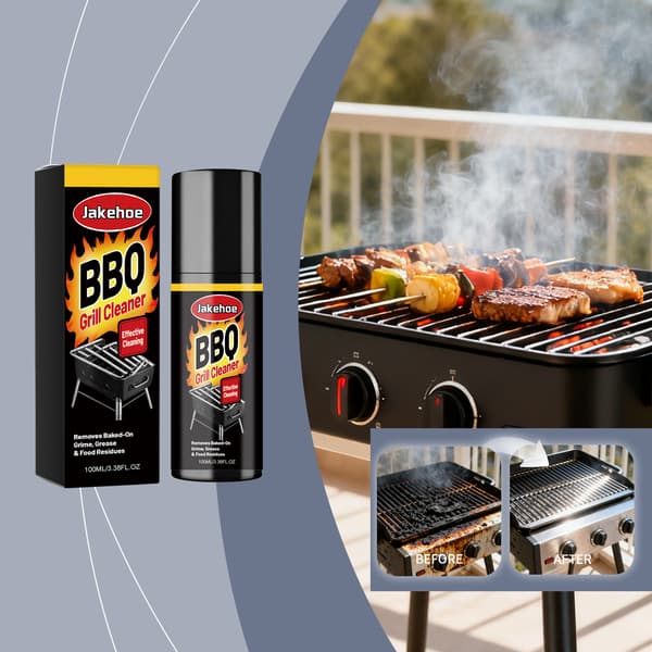 100 ml/boks BBQ Grillrens - Utendørs Piknik BBQ Grill Flekkfjerner, Oljefjerner, Restaureringsmiddel og Glansmiddel