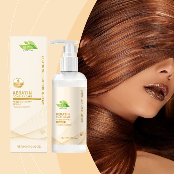 100g/æske Keratin Complex Conditioner - Udglatter spaltede spidser, kruset hår, nærer og giver glans.