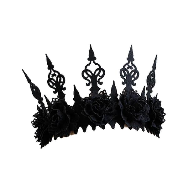 Gotisk Garland Krone Hodebånd Roser Tiara for Cosplay Tilbehør Ball Dansing