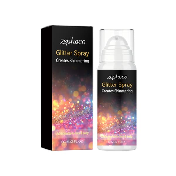 60 ml/æske Festglimmerspray til begivenheder, fester, sammenkomster, hud, kraveben, Stjerneklar Nat Highlighter, Date Glitter
