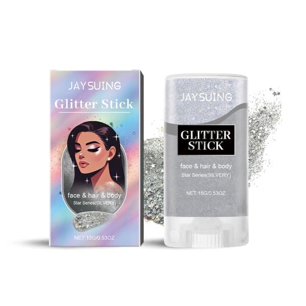15g/ask Glitter Stick (Silver) - Fest/Bal/Scenmakeup, Ansikte, Kropp, Nyckelbenshighlighter