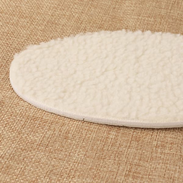 Indlægssåler/Højdeforøgelse - Usynlige indlægssåler - 2cm, 3cm, 4cm Sort sherpa 4cm