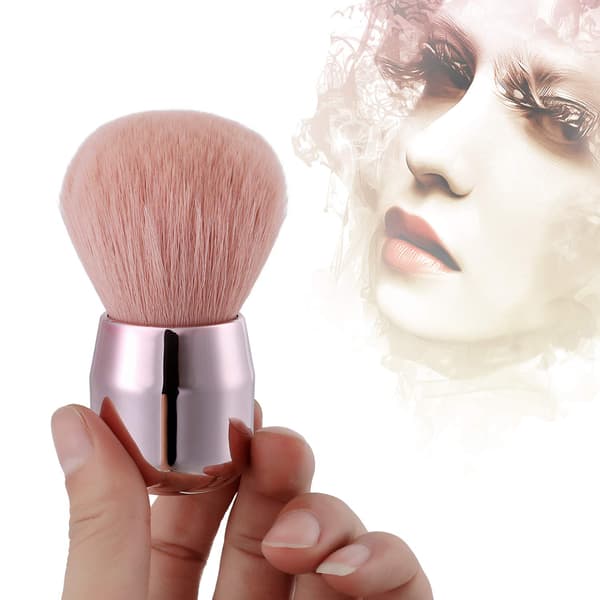 Neglekunst Støvfjerningsbørste, Neglebørste til Rengøring, Makeupbørste Blød Multifunktionel Børste (Pink)