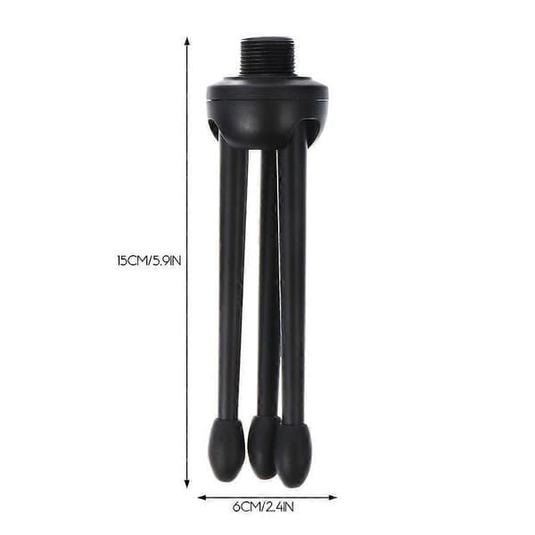 2 st Universal Mikrofonstativ i Plast, Tripod Mikrofonhållare för Hemmet