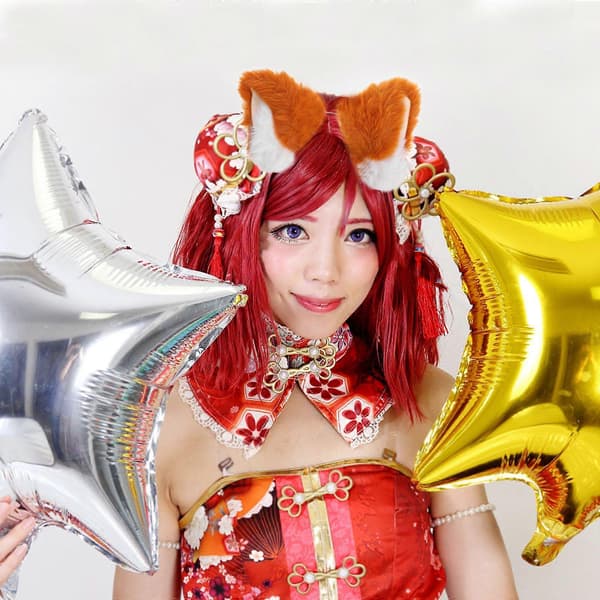 1 stk. Plysj Reveøre Hårbøyle Nydelig Cosplay Performance Hodeplagg Hårbøyle