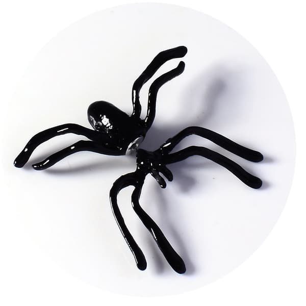 Halloween-pynt, dyre-studs, edderkopp-øreringer, unisex-øreringer