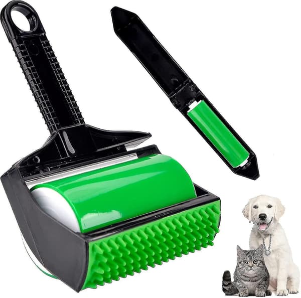 (NY) 2-delt sett gjenbrukbar klebrig lofjerner, Stick It Roller, vaskbar Stick It lofjerner