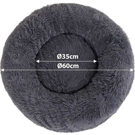 Sov-korg för katter och hundar - Storlek 60 CM - Mörkgrå