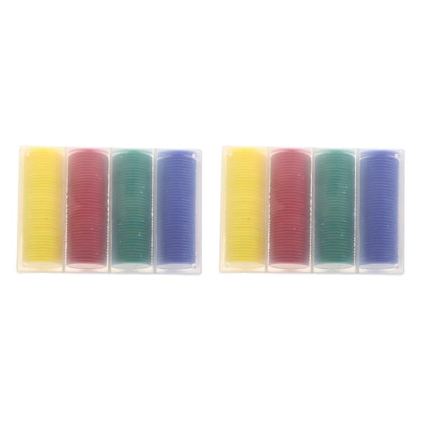 320 stk. blanke pokerchips i plast, kortspill, pokerchips, kortspillutstyr