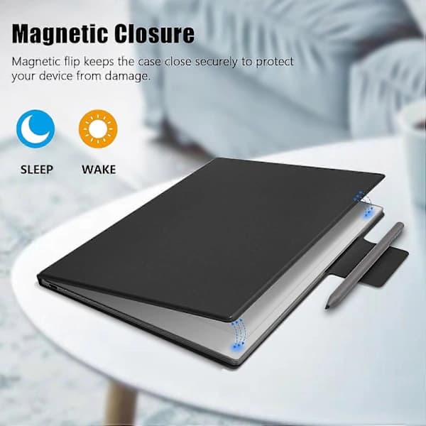 Magnetiskt skyddsfodral för ReMarkable Paper Pro PC+PU läder surfplatta med pennfack