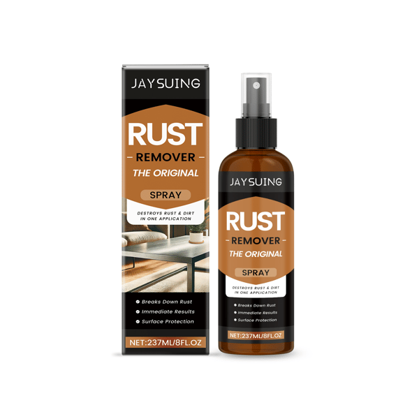 237 ml/boks Rustfjerner Spray til Metaloverflader opløser rust uden at beskadige underlaget; velegnet til flere materialer og nem at skylle af.