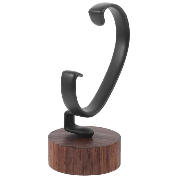 Klokke Display Stativ Holder Lav Type Klokke Oppbevaringsstativ Trebase Displayholder