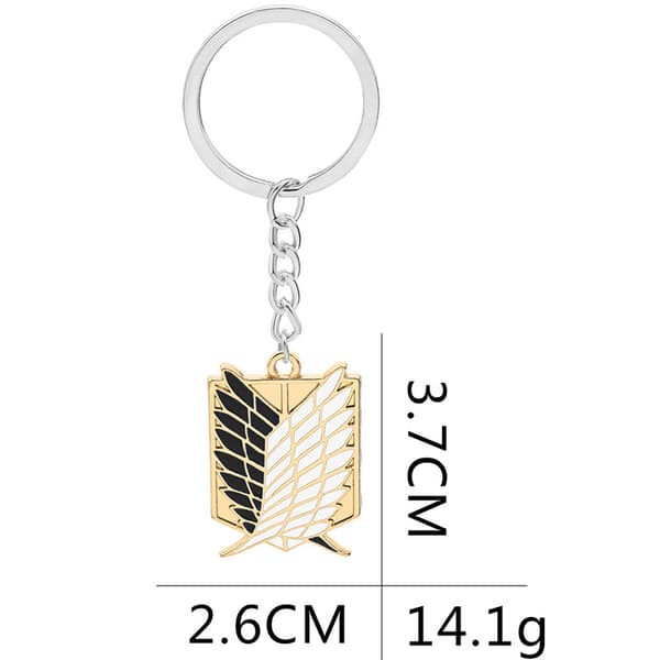 Pakke med Mini Badge Nøkkelring