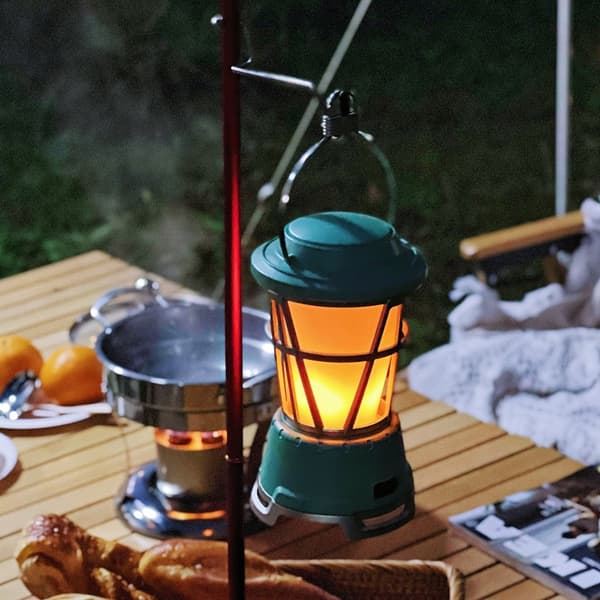 (Ny) LED campinglanterne, campinglanterne, campingbelysning, USB genopladelig