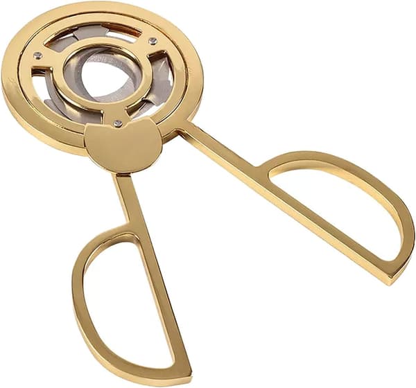 Sigar-kutter i rustfritt stål med dobbelt blad, sigartilbehør, sigarkutter, giljotin