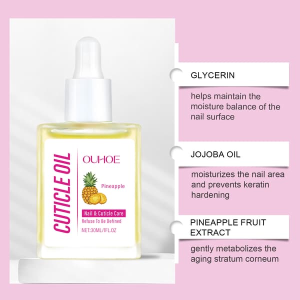 NY nagelvårdsolja med ananas (30 ml/förpackning)