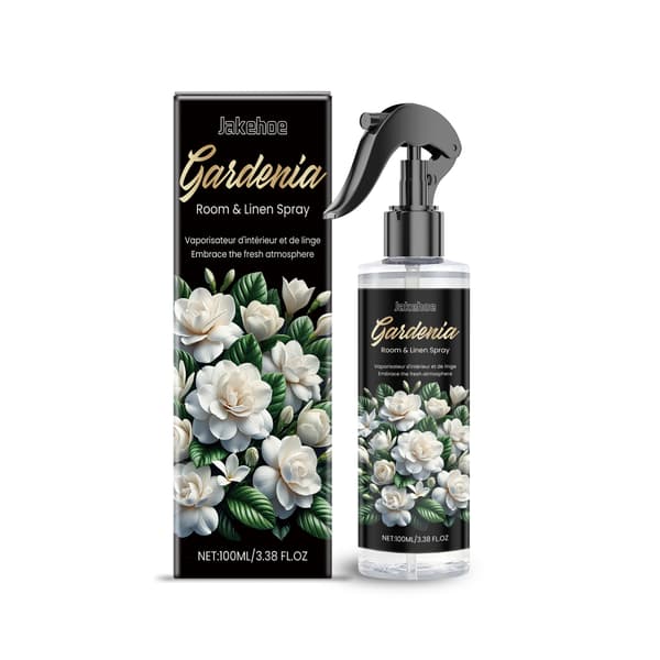 100 ml/æske Gardenia Indendørs Luftfrisker Spray - Friskner indendørsluft, langvarig duft og lugtfjerner.