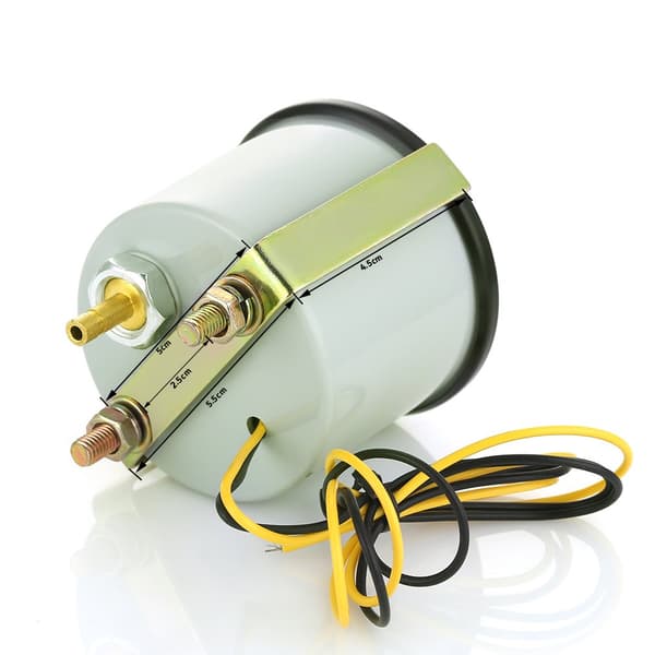 Universal Bil Turbo Boost Tryckmätare 0-35 Psi Mätare Rökfärgade Urtavlor 2\" 52mm Blå LED