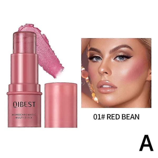 (NY) Multifunktionel makeup stick øjenskygge highlight perlepudder blush