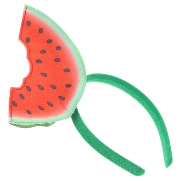 Vannmelon Hårbøyle Sommer Hodebøyle Kostyme Hårbøyle Festdekor