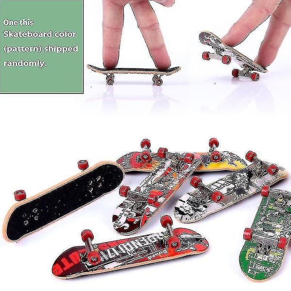 Mini fingerskateboard park-sæt skateboard-bane kombination skatepark rampe D
