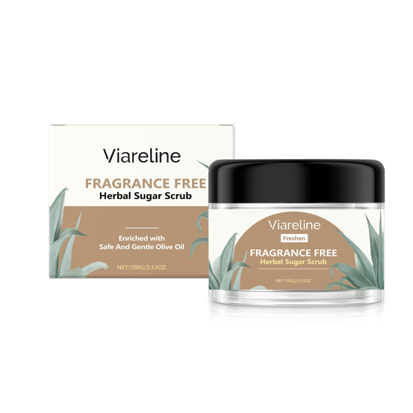 100g/æske Urte Body Scrub - Renser, fugter og blødgør huden.