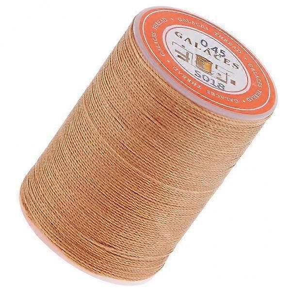 2x 0,45 mm vokset polyester snor armbånd perletråd 85 meter/spole