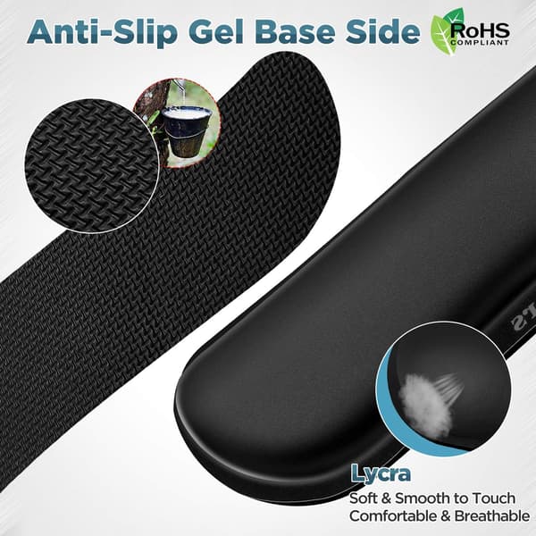 Uppgradera Zoom Gel Memory Foam Set Tangentbords handledsstöd Pad Mus Handledsstöd Pad