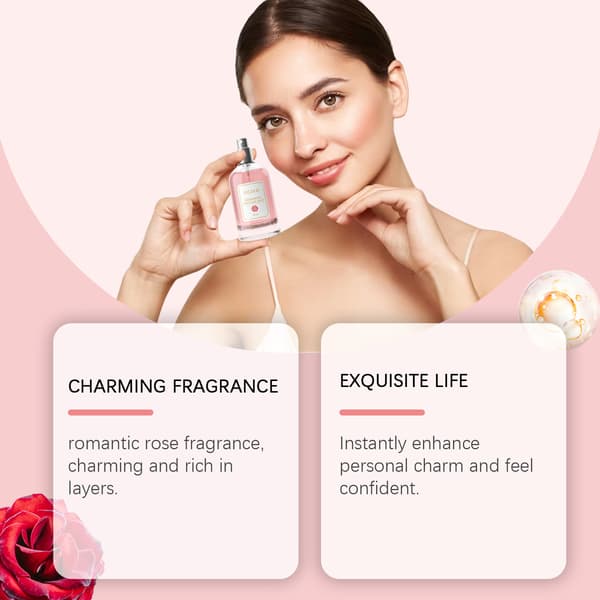 30 ml/æske Rose Krops- og Hårparfumespray - Frisk, elegant og langvarig duft.