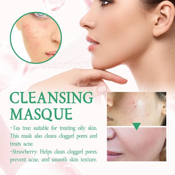 NY 40g/låda Jordgubbslera Mask Stick