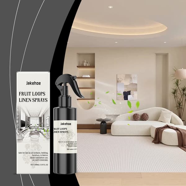 100 ml/boks duftende linspray, en lett, luftfriskende og langvarig duft for hjemmebruk.