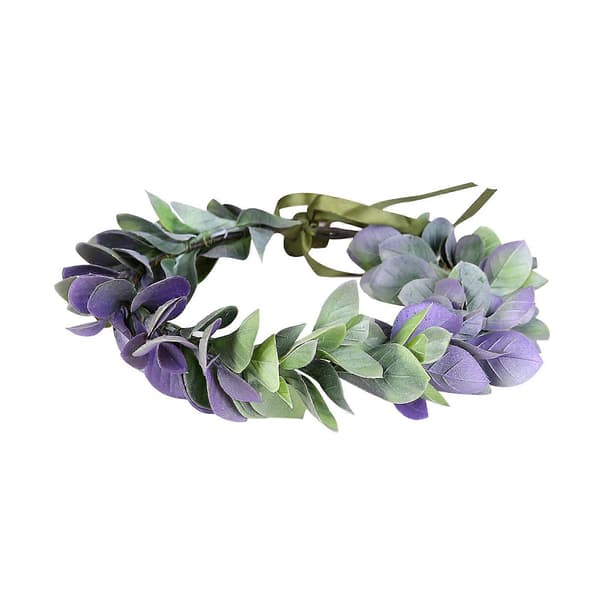 Blomsterkrone Boho Blomsterkrans Kunstig Blomsterkrone Brudehodeplagg