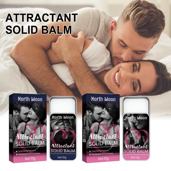 NY Herr 10g/ask Solid Parfymbalsam Män Kvinnor Hjärtkross Attraktion Bärbar Långvarig Fräsch Solid Cologne
