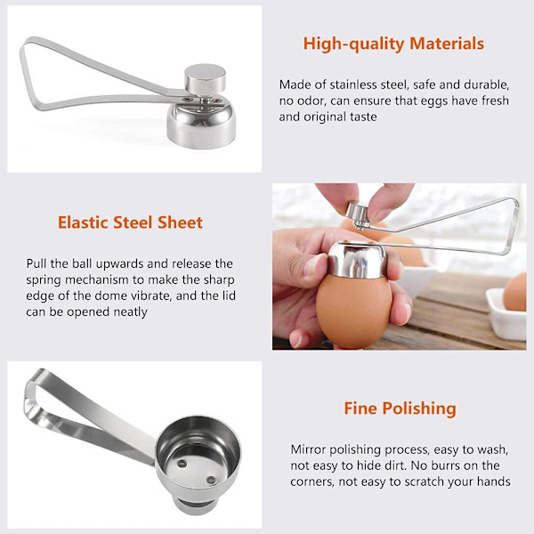 6 stk. eggkoppsett morsomme eggkoppsett eggkoppsett eggstativ eggbeholder for baking, frokost, dessert