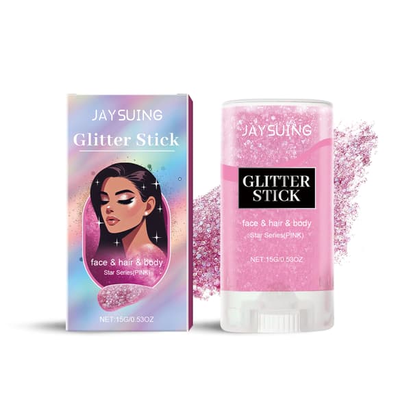 15g/boks Glitterstift (Rosa) Fest-/Ballsminke, Ansikt, Kropp, Kragebenshighlighter