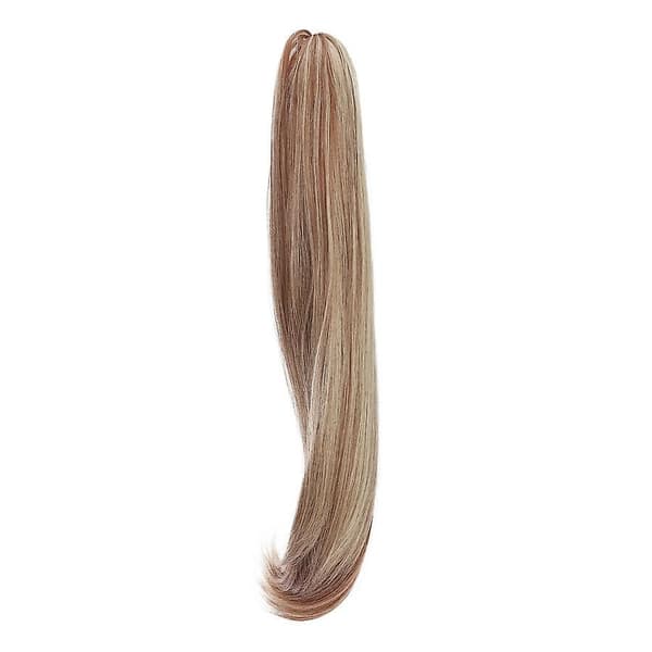 22\" lang glat hestehale-extension med klemme til kvinder light brown & blond